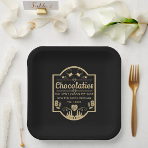 Assiettes En Carton Fabricant de chocolatier