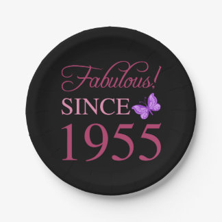 Assiettes En Carton Fabuleux depuis 1955 70e anniversaire