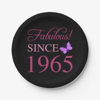 Assiettes En Carton Fabuleux depuis 1965 60e anniversaire