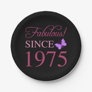 Assiettes En Carton Fabuleux depuis 1975 50e anniversaire