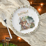 Assiettes En Carton Fairy First Woodland Animaux Champignons 1er anniv<br><div class="desc">Une douce petite fée de bois se trouve à l'extérieur de sa maison de champignons parmi les champignons, la forêt et les animaux de la forêt boisée tandis que des boughs de verdure s'agglutinent gracieusement de chaque côté d'elle dans cette "Fairy First" Fairy Fairy Fairy Party 1 st Birthday Party...</div>