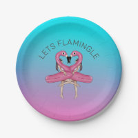 Faisons la Fête Flamingo Flotteur Ombré Rose