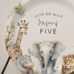 Assiettes En Carton Faisons sauter | Parti Anniversaire de enfant<br><div class="desc">Planifier un bain d'anniversaire pour votre enfant amoureux des animaux est devenu beaucoup plus facile! Nos modèles élégants de plaques de papier de fête comprennent une gamme d'animaux safari et des textes modèles modernes, offrant une façon amusante et unique de réunir famille et amis. Alors, pourquoi ne pas rendre cet...</div>