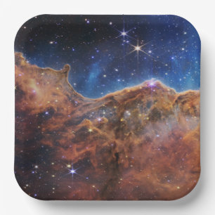 Assiettes En Carton Falaises cosmiques Carina Nebula Space Webb Telesc