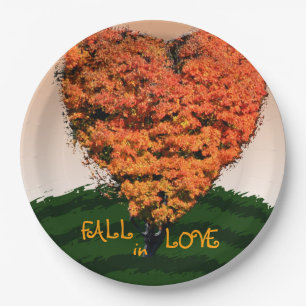 Assiettes En Carton Fall In Love Automne Mariage Rustic Design
