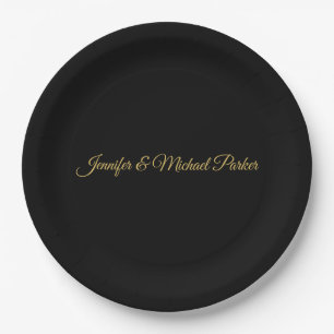 Assiettes En Carton Famille de caractères Modern Creative Script coule