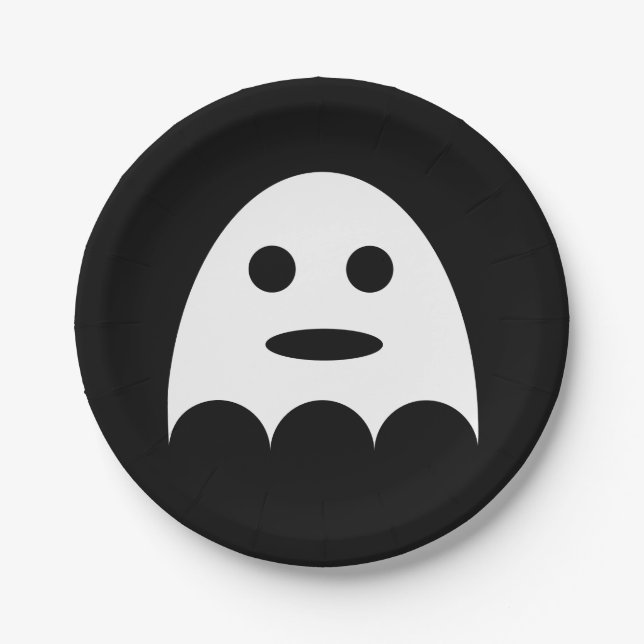 Assiettes En Carton Fantôme (Devant)