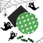 Assiettes En Carton Fantômes mignons | Araignées | Spider Webs Hallowe<br><div class="desc">De mignons fantômes,  araignées et toiles d'araignée sur un motif d'Halloween arrière - plan vert.</div>