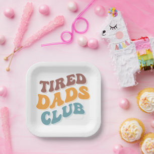 Assiettes En Carton Fatigué Dads Club Funny