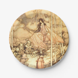 Assiettes En Carton Fée Arthur Rackham