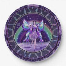 Fée de pluie violette