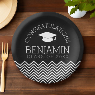 Assiettes En Carton Félicitations Graduate Graduate Graduate PEUT MODI