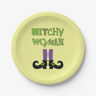 ASSIETTES EN CARTON FEMME TÉMOIN