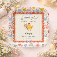 Ferme de Petit Poussin Fille Baby Shower
