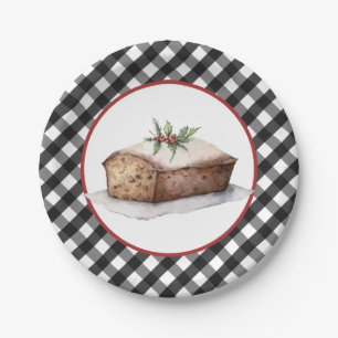 Assiettes En Carton Ferme En vichy Vacances Boulangerie Plaque en papi