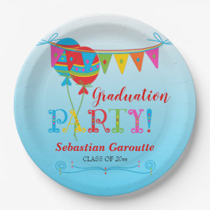 Assiettes En Carton Festive Graduation Party
