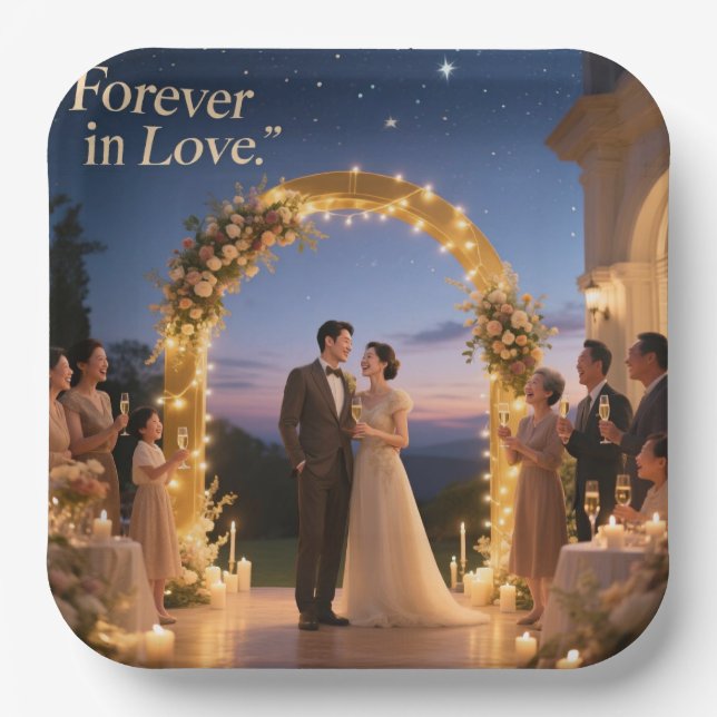 Assiettes En Carton Fête Anniversaire Plaques papier personnalisées (Recto)