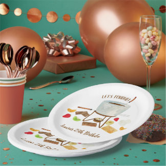Assiettes En Carton Fête au chocolat