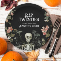 Fête d'anniversaire 30 ans RIP Twenties Skeleton F