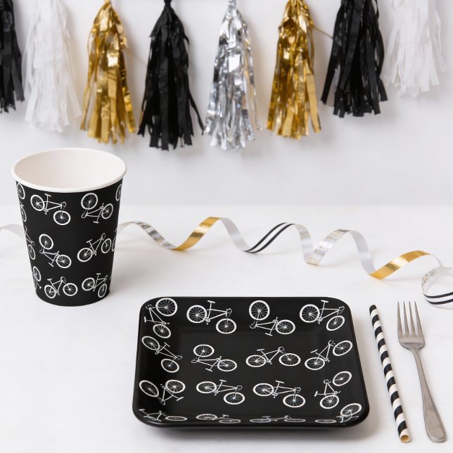 Assiettes En Carton Fête d'anniversaire à vélo (Créateur téléchargé)