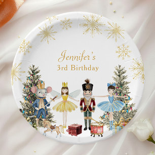 Assiettes En Carton Fête d'anniversaire Casse-Noisette
