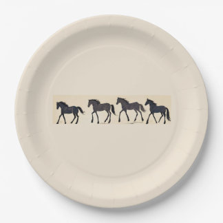 Assiettes En Carton Fête d'anniversaire de Cowboy - Cheval