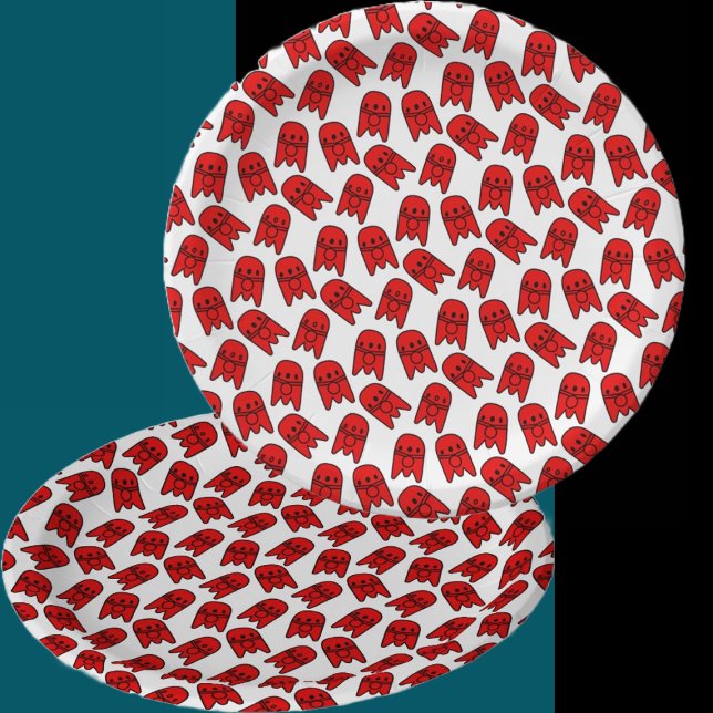 Assiettes En Carton Fête d'anniversaire de Rocket Ship (Créateur téléchargé)