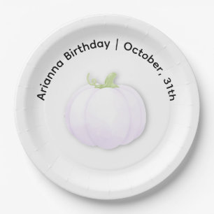 Assiettes En Carton Fête d'anniversaire d'Halloween Conception Citro