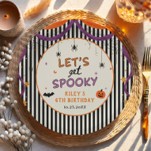 Fête d'anniversaire d'Halloween pour enfants, deve