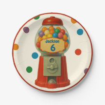 Fête d'anniversaire enfant bonbons boule de gomme