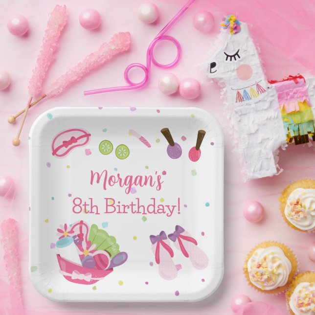 Assiettes En Carton Fête d'anniversaire spa (Fête)