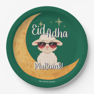 Assiettes En Carton Fête de célébration d'Eid Mubarak