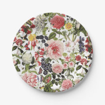 Fête de Jardin Floral Vintage Anniversaire du Pouc