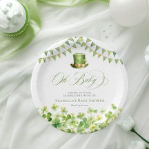 Fête de la Saint-Patrick Baby Shower au Trèfle Ver