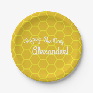 Assiettes En Carton Fête de l'abeille