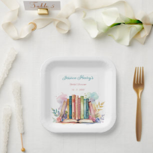 Assiettes En Carton Fête de mariage de livre de chapitre nouveau Fanta