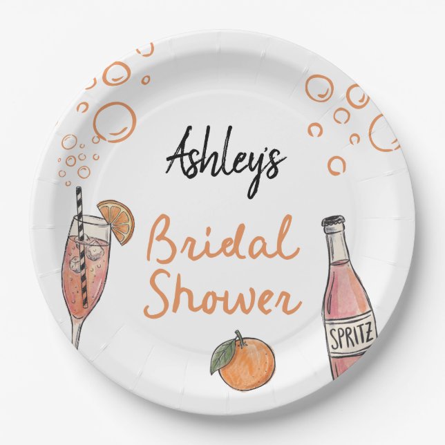 Assiettes En Carton Fête de mariage d'été  (Devant)