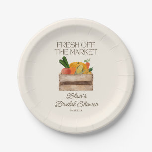 Assiettes En Carton Fête de mariage en sortant du marché