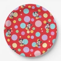 Fête de naissance bébé Mickey Mouse pois rouges