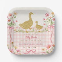 Fête de naissance de bébé fille au canard rose fle