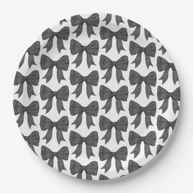 Assiettes En Carton Fête de Naissance ou Baby Shower, Fête d'Anniversa (Devant)