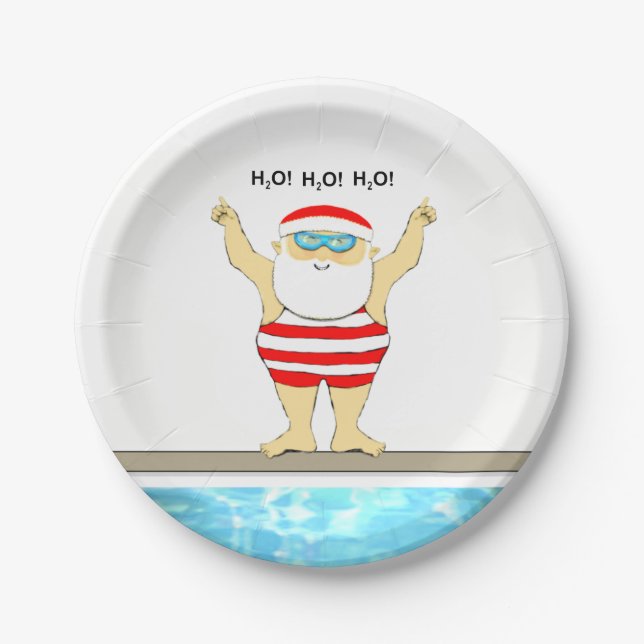 Assiettes En Carton Fête de Noël (Devant)