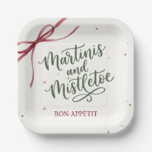 Fête de Noël Martinis et Gui
