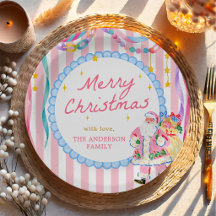 Fête de Nuit de Filles de Noël Colorée Fantaisiste