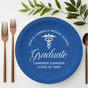 Assiettes En Carton Fête de remise de diplômes de l'école de médecine