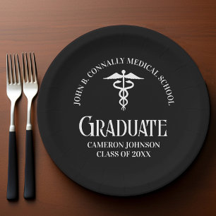 Assiettes En Carton Fête de remise des diplômes de l'école de médecine