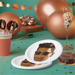 Assiettes En Carton Fête d'enterrement de vie de jeune fille avec déco