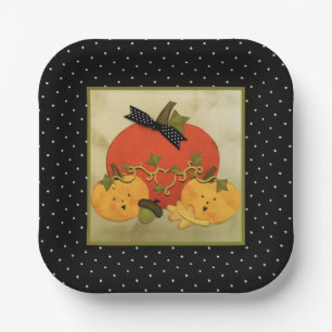 Assiettes En Carton Fête des mariées d'Halloween d'octobre