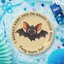 Fête d'Halloween drôle de chauve-souris vampire