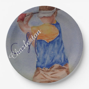 Assiettes En Carton Fête du golf